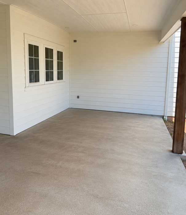Patio Cleanout — after